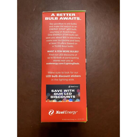 Greenlite 60W Equivalent LED A19 Light Bulbs - 1 CASE of 24 Packs of 4 Bulbs - Picture 5 of 7